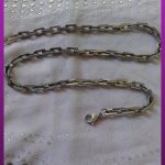 زنجیر نقره ای دوبل استیل