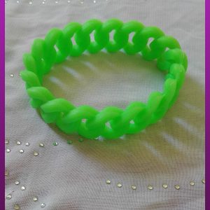 دستبند سبز پلاستیکی