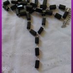 گردنبند مشکی سرامیکی