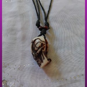 گردنبند جمجمه اسکلت سفید