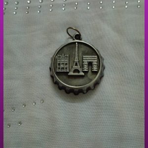 پلاک تشتک نوشابه نقره ای