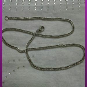 زنجیر کارتیه نقره ای استیل