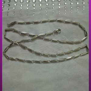 زنجیر نقره ای استیل