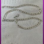زنجیر نقره ای کارتیه استیل