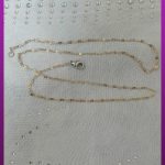 زنجیر دورنگ ظریف استیل