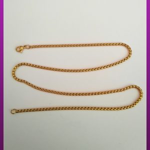 زنجیر استیل طلایی