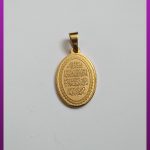 پلاک ون یکاد طلایی استیل