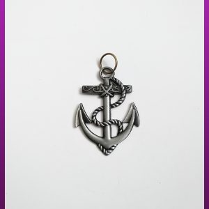 پلاک لنگر نقره ای