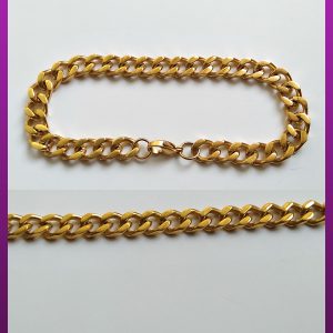 دستبند کارتیه طلایی استیل