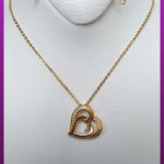 گردنبند قلب طلایی