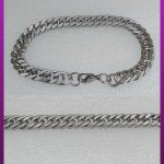 دستبند کارتیه نقره ای استیل