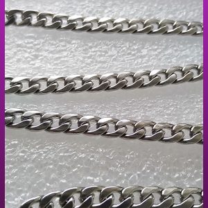 ست زنجیر و دستبند کارتیه نقره ای استیل