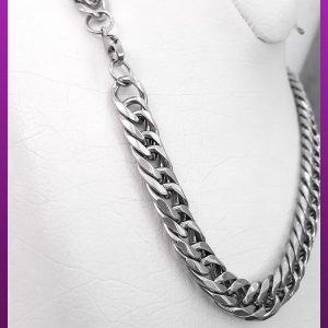 زنجیر کارتیه نقره ای استیل