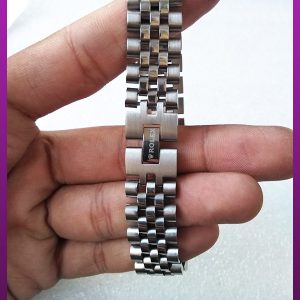 دستبند رولکس لوگو دار نقره ای استیل
