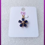 پلاک گل طرح طلا برند M&L