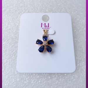 پلاک گل طرح طلا برند M&L