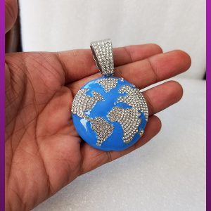 پلاک کره زمین فول نگین