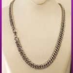زنجیر کارتیه نقره ای استیل