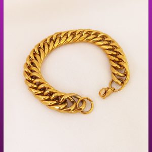 دستبند کارتیه کلفت طلایی