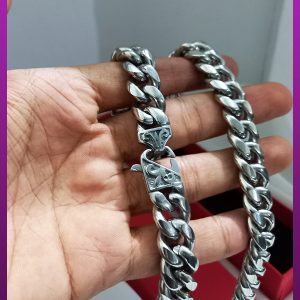 زنجیر اصل کارتیه نقره ای با قفل خاص
