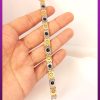 دستبند مغناطیسی تنگستن طلایی نقره ای Esprit