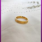 انگشتر حلقه کارتیه لاو پیچ طلایی استیل