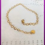 پابند قلب طلایی استیل