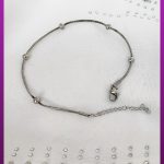 پابند ماری توپی نقره ای استیل