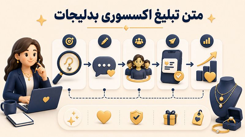متن تبلیغ اکسسوری بدلیجات